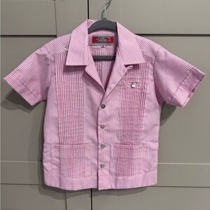 Nativa guayabera toddler boys shirt 2T
